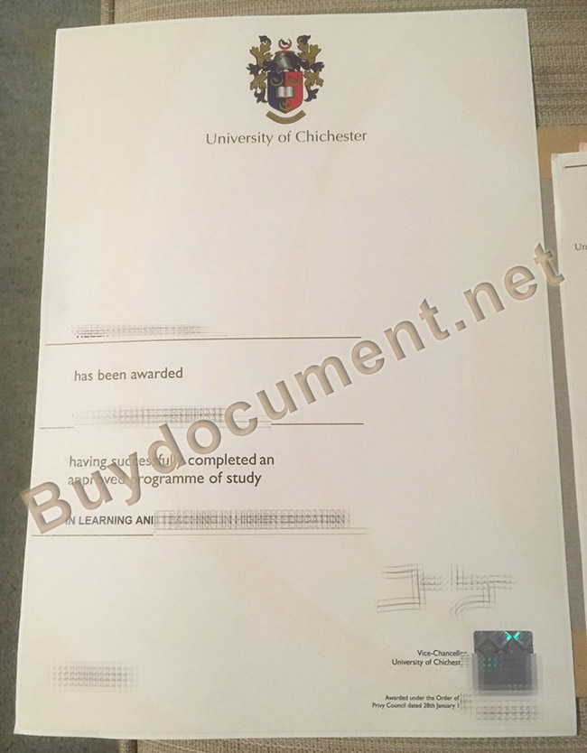 University of Chichester diploma, University of Chichester degree