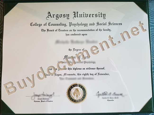 Argosy University diploma, fake Argosy University degree