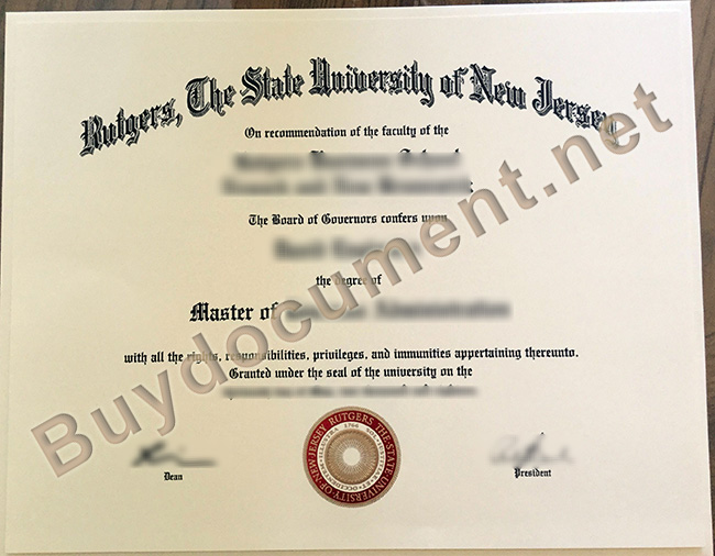 Rutgers University diploma, fake Rutgers University degree