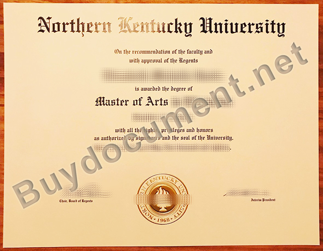 North Kentucky University diploma, fake North Kentucky University degree, buy fake certificate
