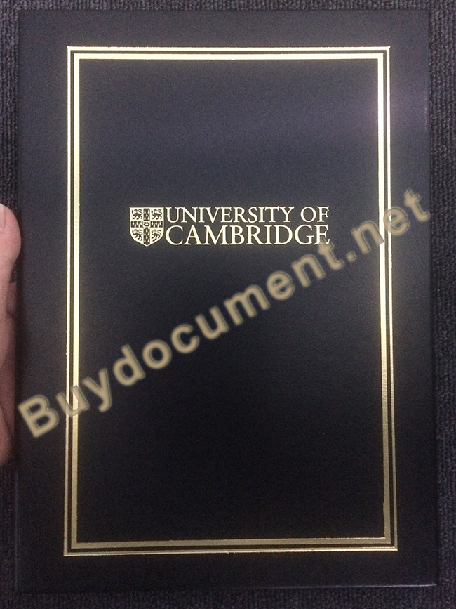 University of Cambridge Leather Cover, fake University of Cambridge diploma, fake degrees