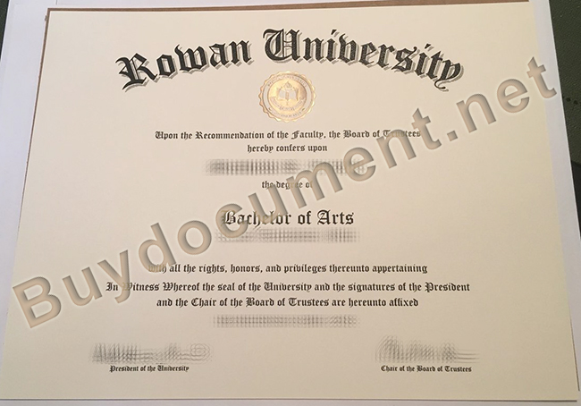 Rowan University diploma, fake Rowan University degree, fake transcripts