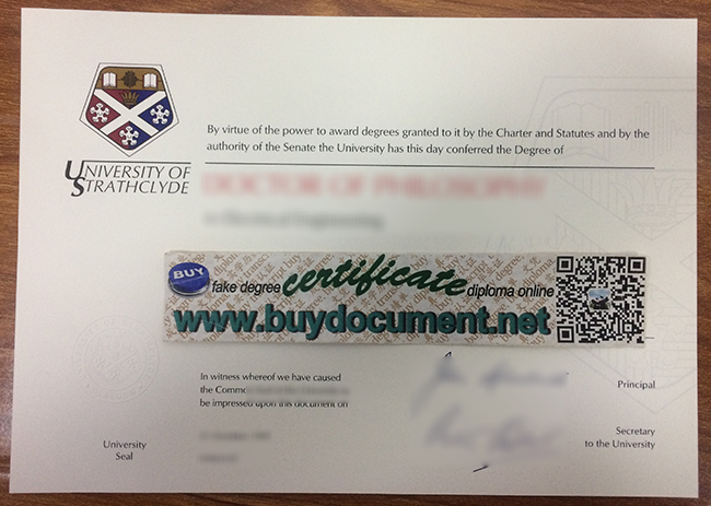 University of Strathclyde diploma, fake University of Strathclyde degree, buy fake certificate