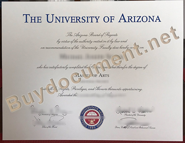 fake University of Arizona diploma, University of Arizona degree, buy fake diploma