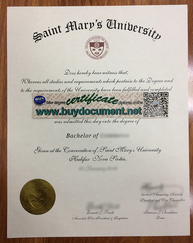 Saint Mary's University diploma, fake Saint Mary's University degree, buy fake degree, fake certificate