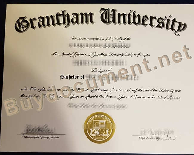 Grantham University diploma, fake Grantham University degree, fake certificate