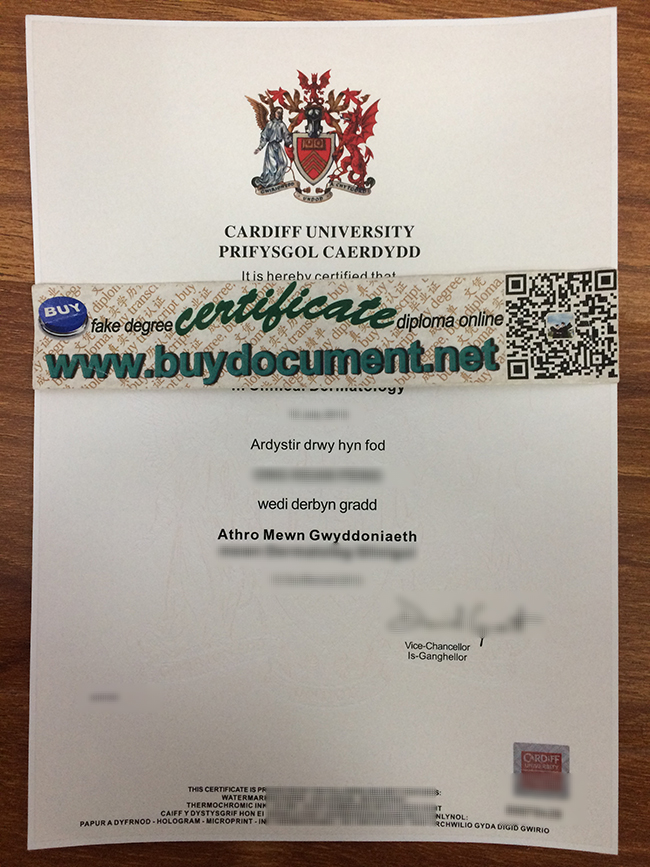 Cardiff University diploma, Cardiff University degree, fake certificate, fake diploma