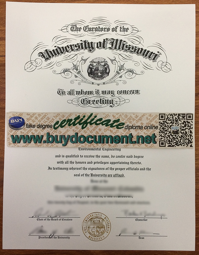University of Missouri diploma, University of Missouri degree, buy fake certificate