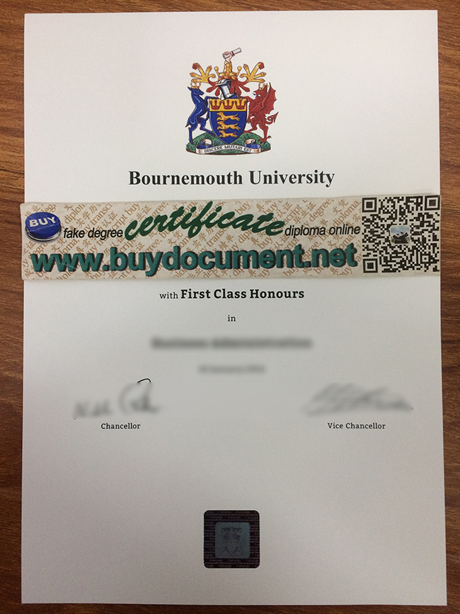 Bournemouth University diploma, Bournemouth University degree, buy fake certificate