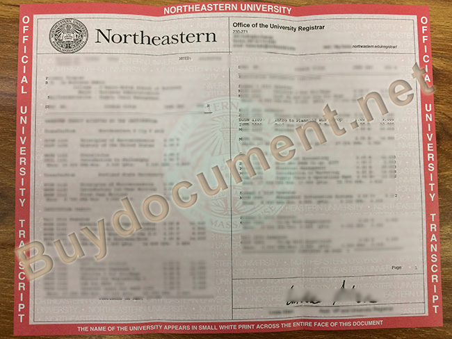 Northeastern University transcript, Northeastern University diploma, fake Northeastern University degree
