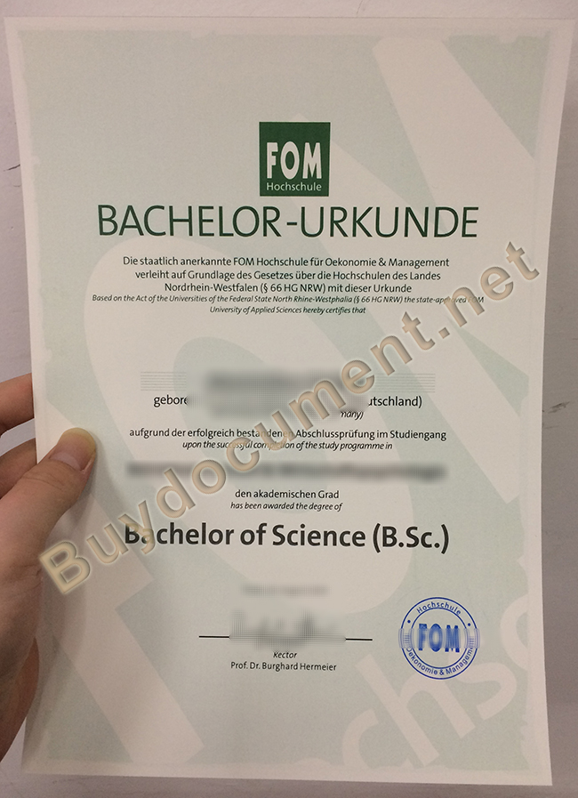 FOM diplom, FOM degree, fake FOM certificate, FOM fake transcript