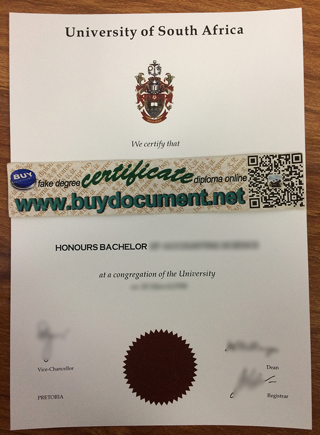 University of South Africa diploma, University of South Africa degree, buy fake certificate