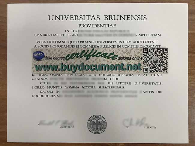 Universitas Brunensis diploma, Universitas Brunensis degree, fake Universitas Brunensis certificate