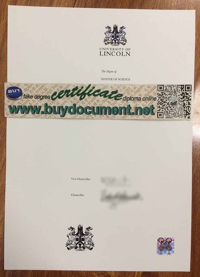 University of Lincoln diploma, University of Lincoln degree, University of Lincoln fake certificate