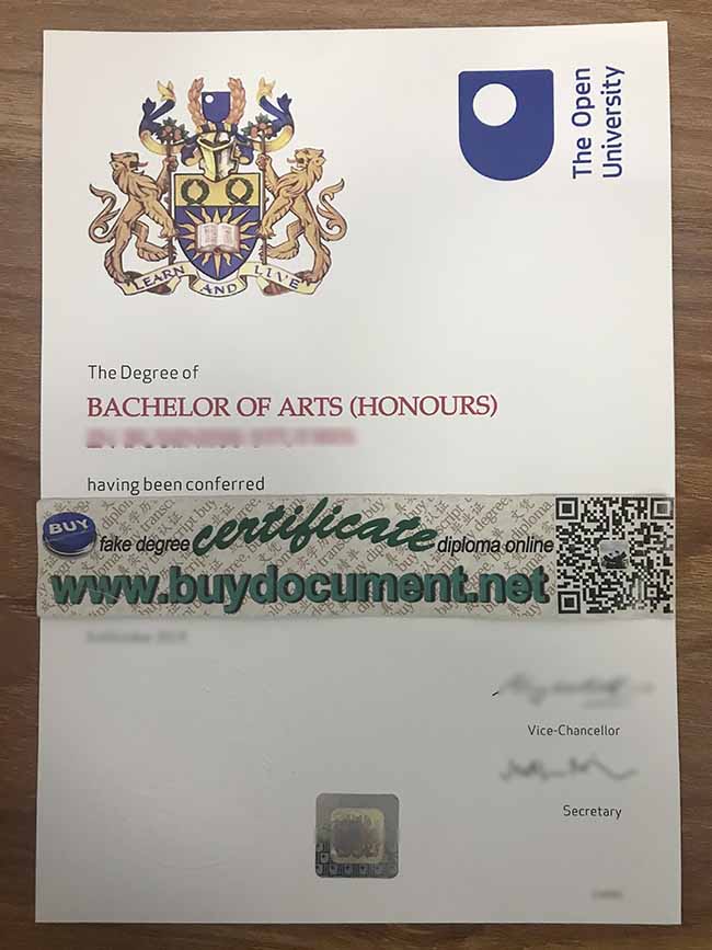 Open University diploma, UK Open University degree, buy fake diploma, fake certificate maker