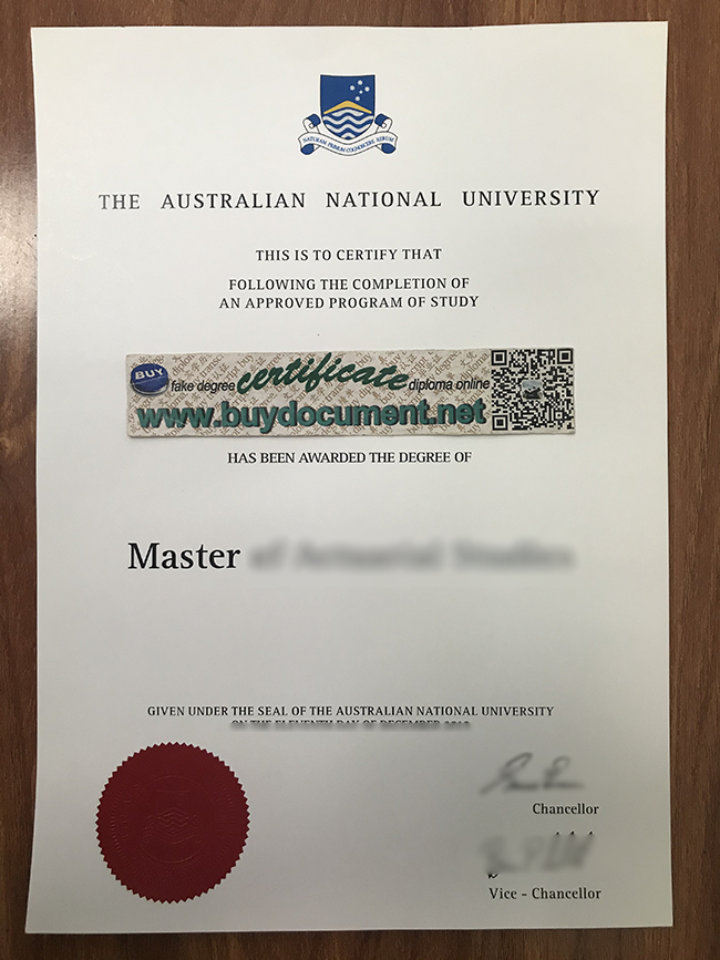 Australian National University diploma, fake Australian National University degree, fake ANU degree