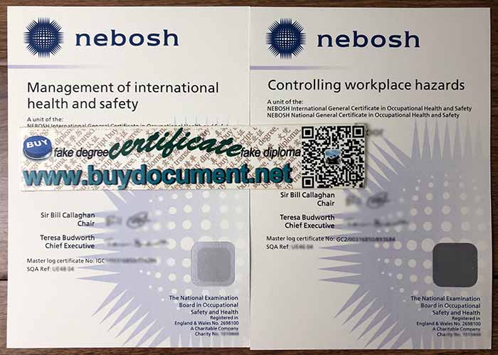 NEBOSH certificate, NEBOSH  IGC, NEBOSH fake certificate, NEBOSH fake diploma