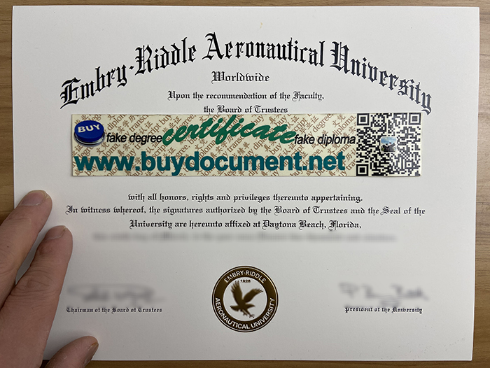 ERAU diploma, ERAU degree, fake degree, fake diploma, buy diploma, university, transcript, certificate, Official seal, foil stamp, sample, Custom degree, graduate, How to quickly obtain Embry--Riddle Aeronautical University diploma certificate? Which website sells Embry--Riddle Aeronautical University degree certificates?