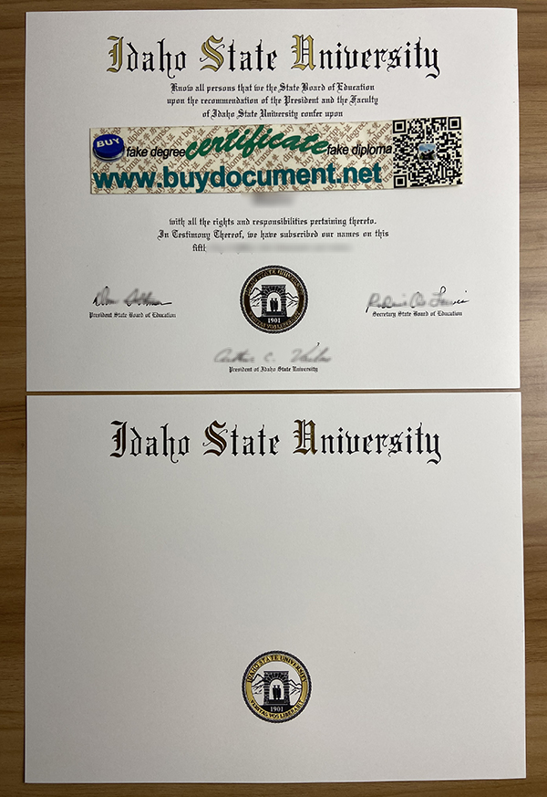 How much does it cost to produce an Idaho State University degree certificate? How long does it take to produce a diploma certificate? Is it valid to buy fake diplomas from Idaho State University? Where can I buy the Idaho State University diploma? Re-apply for Idaho State University degree certificate. An alternative to the ISU diploma. Purchase documents.