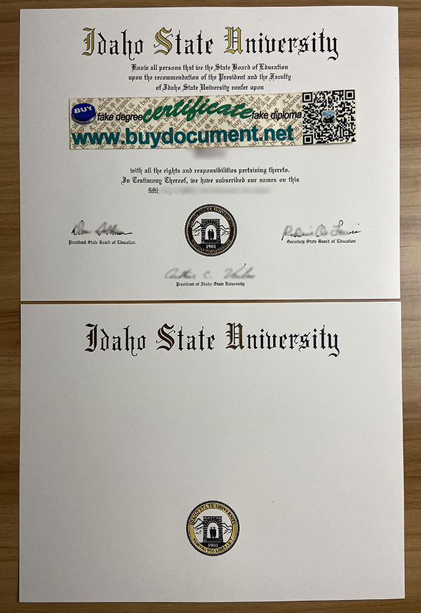 How much does it cost to produce an Idaho State University degree certificate? How long does it take to produce a diploma certificate? Is it valid to buy fake diplomas from Idaho State University? Where can I buy the Idaho State University diploma? Re-apply for Idaho State University degree certificate. An alternative to the ISU diploma. Purchase documents.