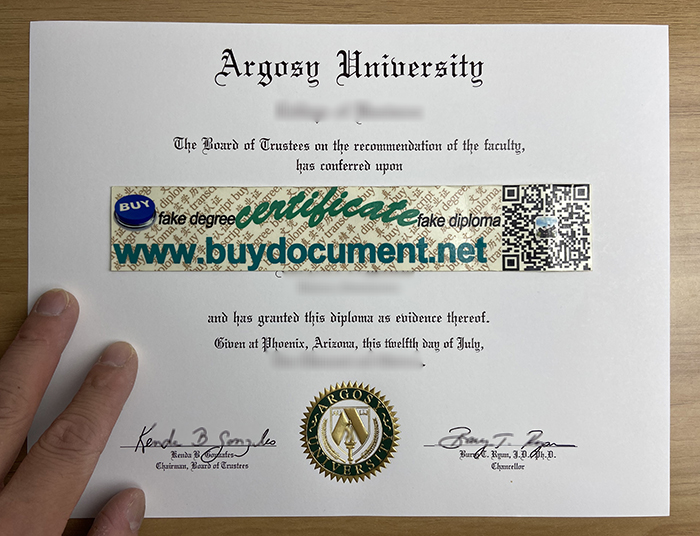 Sale of Argosy University diploma certificates. Provide Real Argosy University Diploma Certificate.