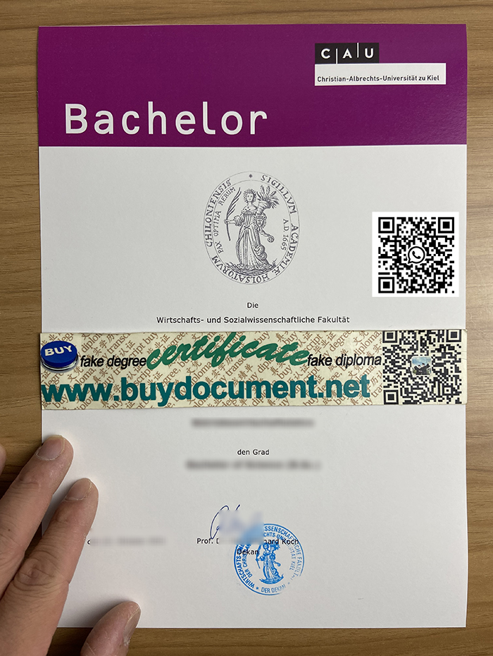 Christian-Albrechts-Universität zu Kiel diploma