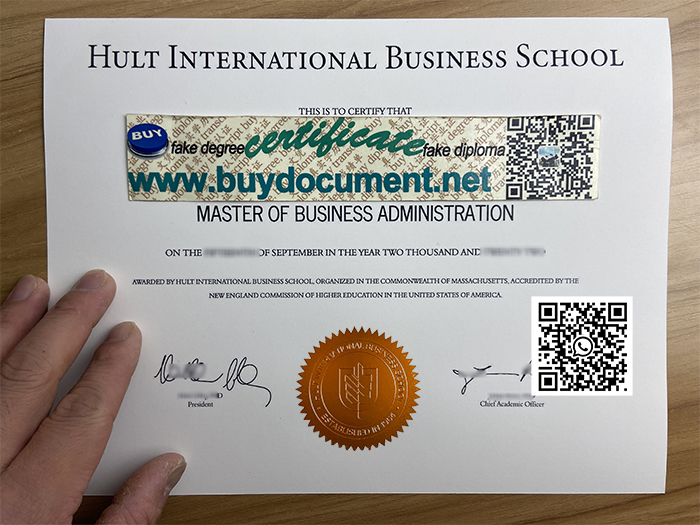 Hult Business School diploma