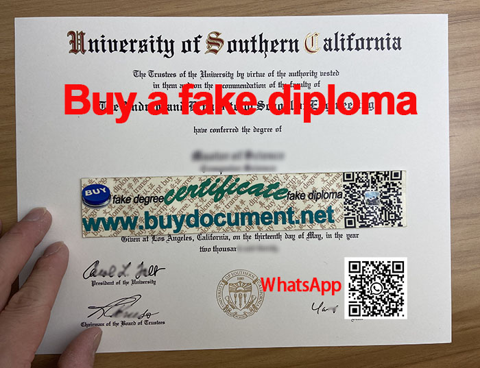 USC diploma, USC degree. Buy a fake University Of Southern California Diploma