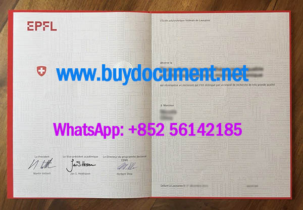 Buy a fake EPFL diploma