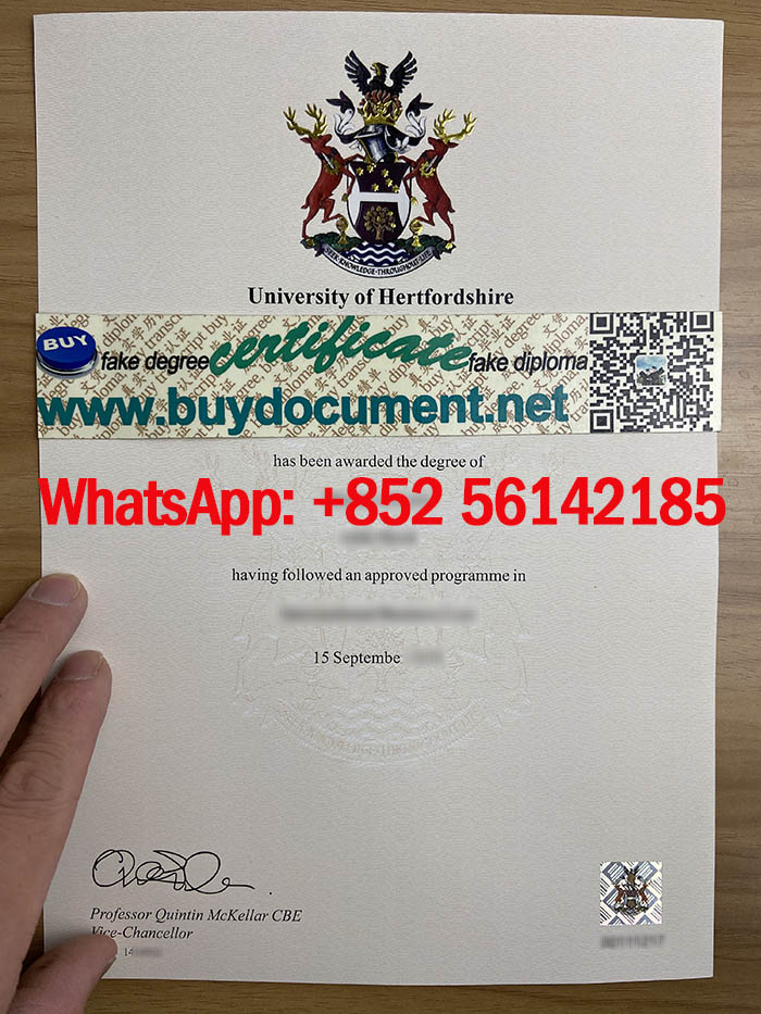 University of Hertfordshire diploma