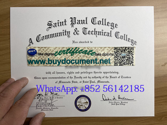 Need a fake Saint Paul College diploma