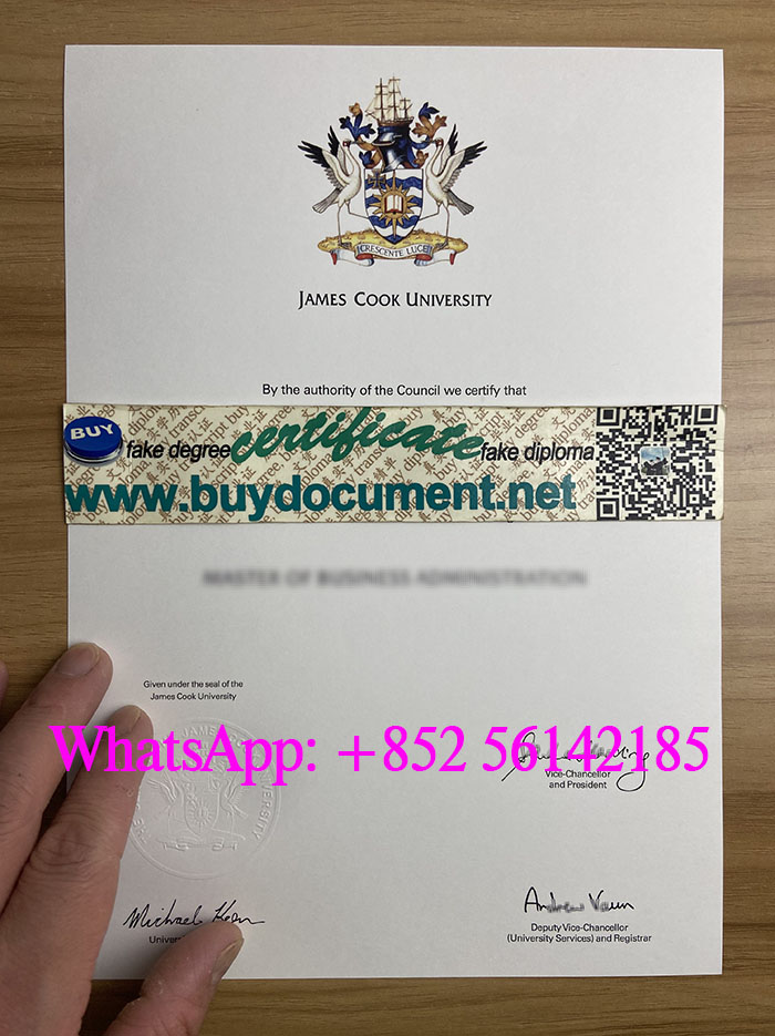 Buy James Cook University diploma