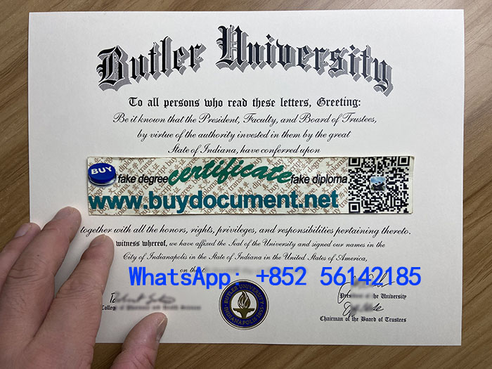 Buy a fake Butler University diploma. 