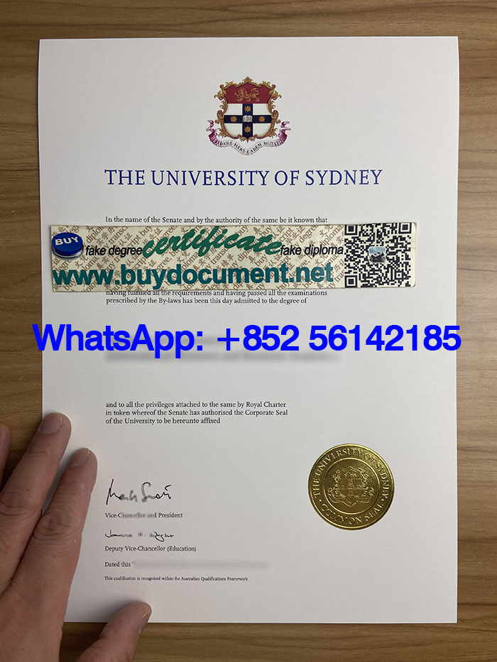 Fake University of Sydney diploma for sale. Buy USYD degree. 