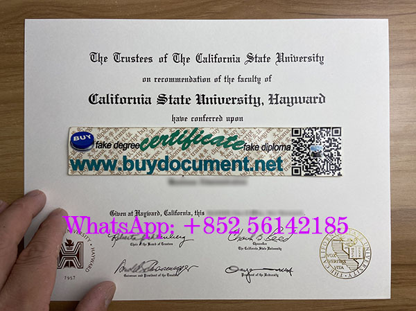 Buy California State University, Hayward diploma. CSU East Bay degree. 