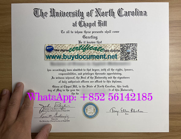 UNC Chapel Hill diploma for sale
