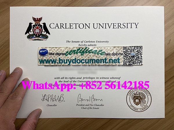 Buy Carleton University diploma. 
